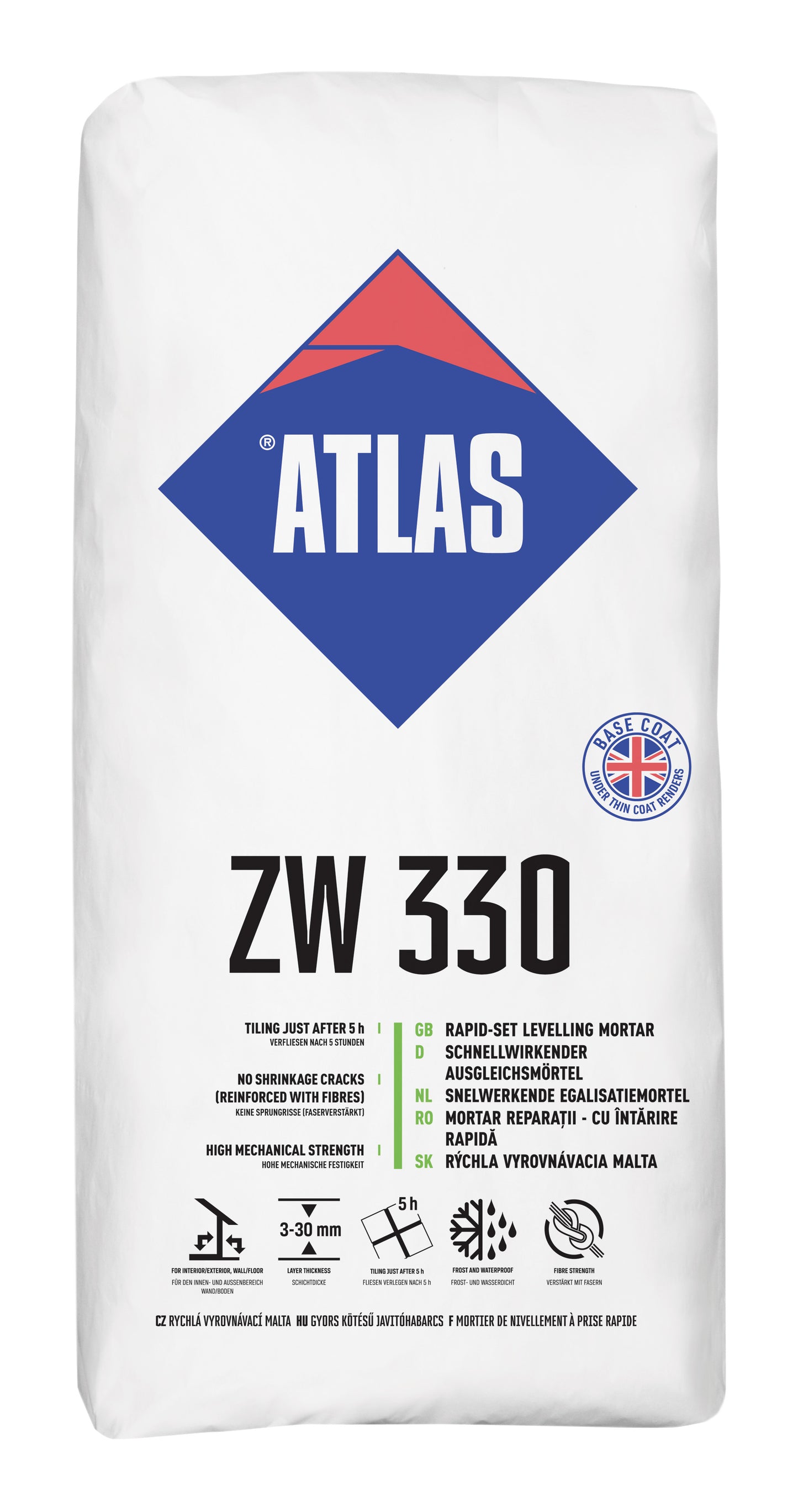 ATLAS ZW 330 Schnellhärtender Ausgleichsmörtel 25kg