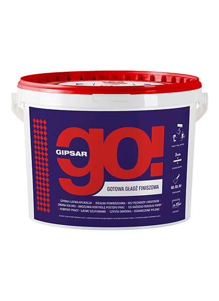 gebrauchsfertiger Ober putz GIPSAR GO! 18kg