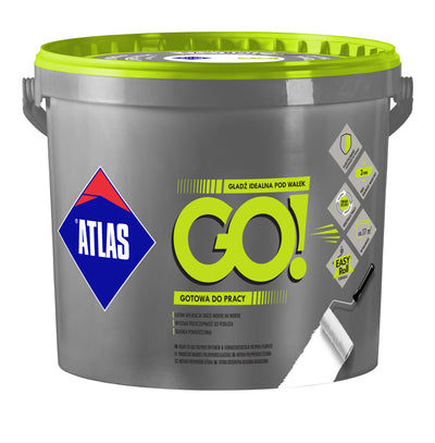 Oberputz – ideal zum Auftragen mit der Rolle  ATLAS GO!