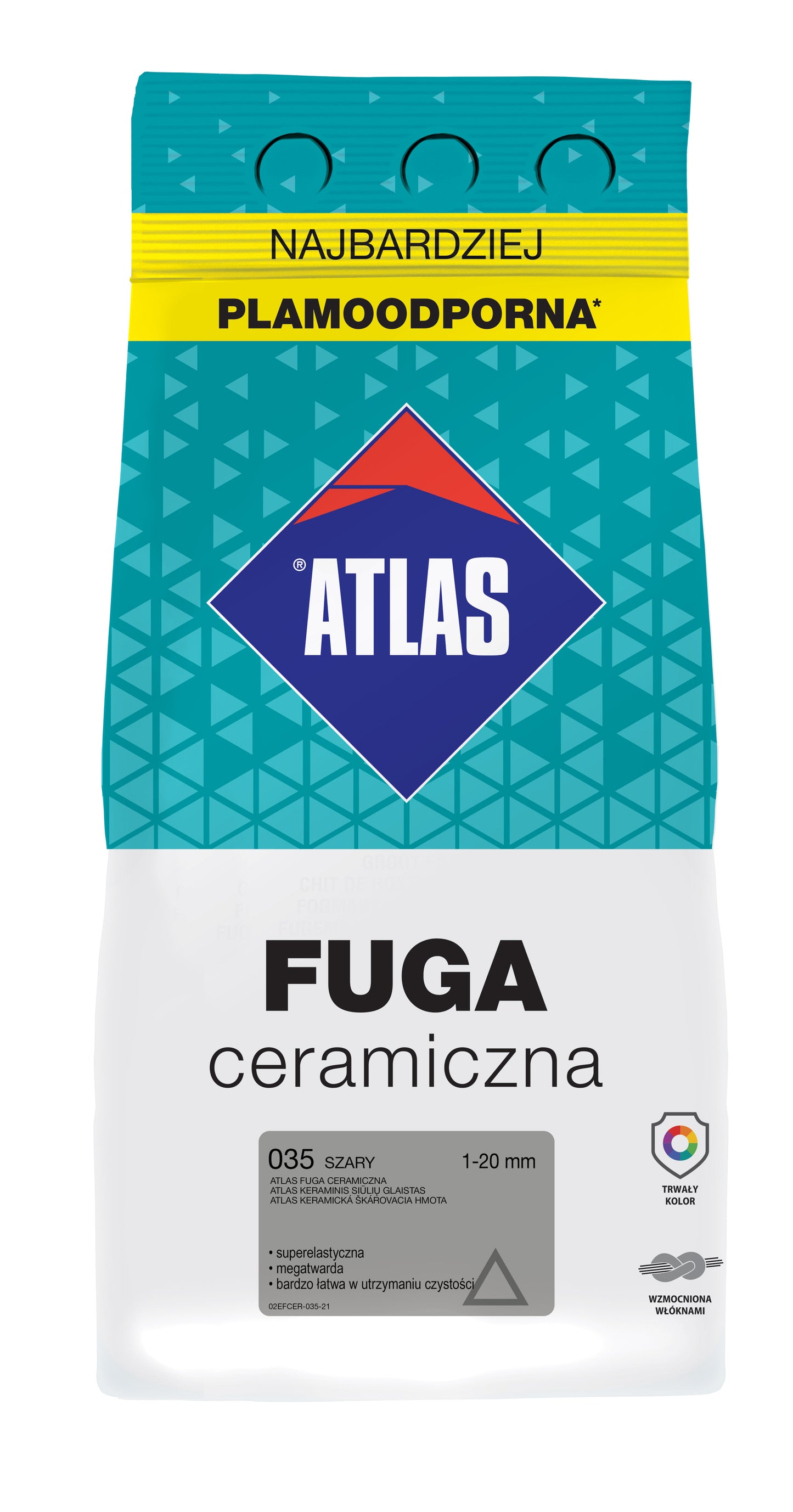 ATLAS KERAMIK FUGENMÖRTEL feinkörniger Zementmörtel (1 - 20 mm) 5kg