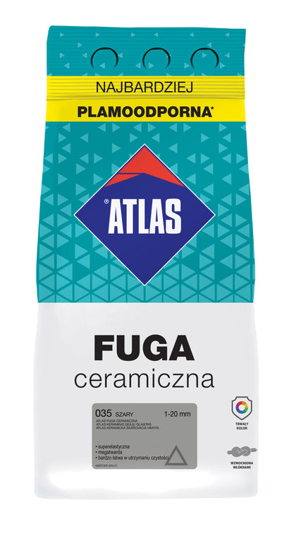 ATLAS KERAMIK FUGENMÖRTEL feinkörniger Zementmörtel (1 - 20 mm) 5kg