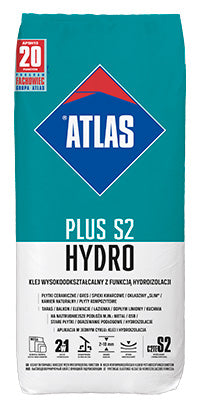 ATLAS PLUS S2 HYDRO  stark verformbarer Kleber C2TES2 mit Wasserdichtigkeitsfunktion 15kg