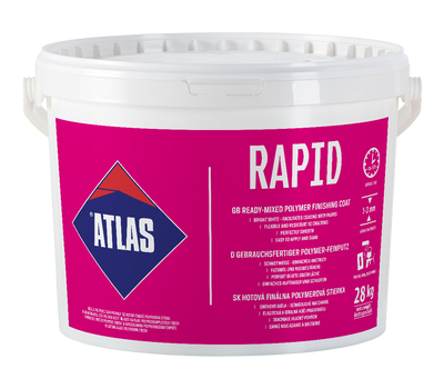 ATLAS RAPID Gebrauchsfertiger Polymer-Feinputz 25kg