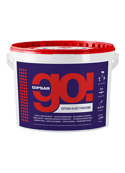 gebrauchsfertiger Ober putz GIPSAR GO! 18kg