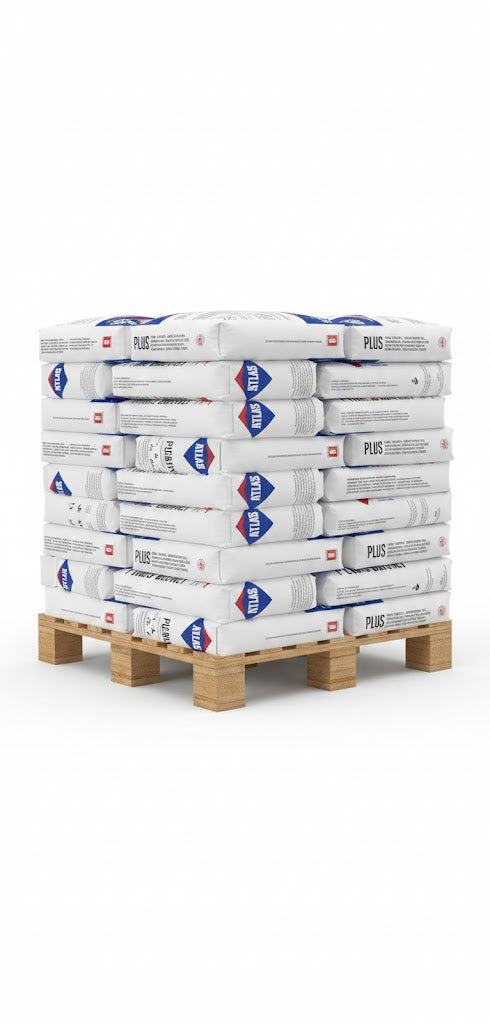 ATLAS PLUS WEIß Weißer, hochelastischer verformbarer Fliesenkleber (C2TE S1), 2 - 10 mm