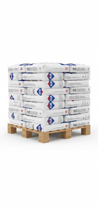 ATLAS PLUS WEIß Weißer, hochelastischer verformbarer Fliesenkleber (C2TE S1), 2 - 10 mm